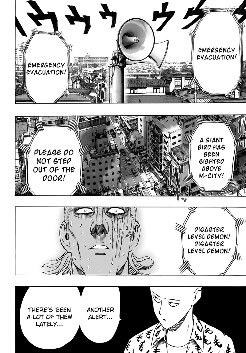 One Punch Man Manga Chapter 38 page 60 - King scene
