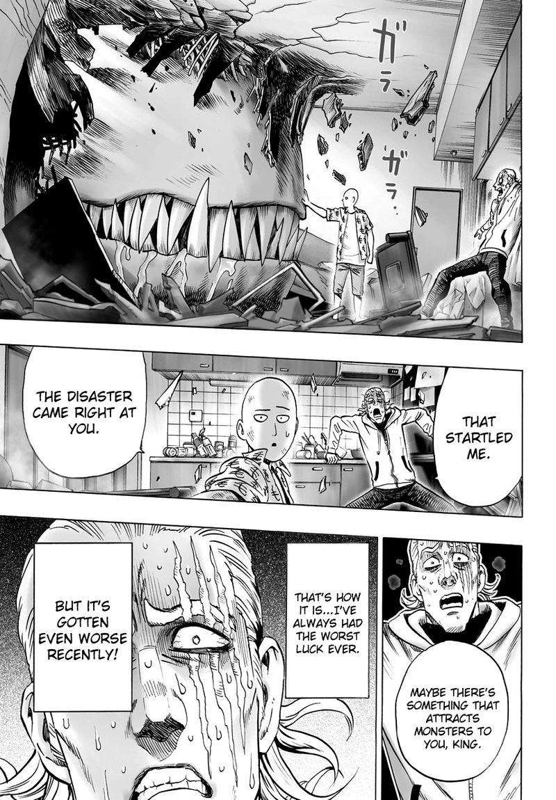 One Punch Man Manga Chapter 38 page 63 - King scene