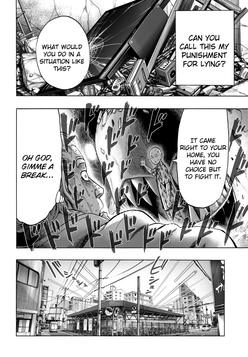 One Punch Man Manga Chapter 38 page 64 - King scene