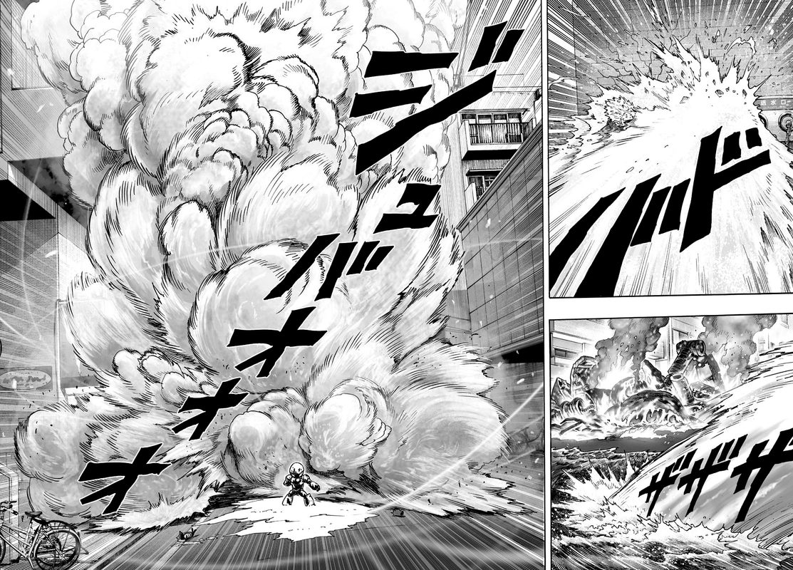 One Punch Man Manga Chapter 38 page 70 - King scene