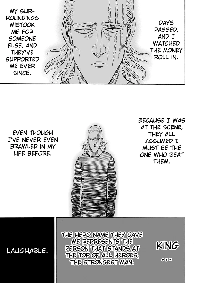 One Punch Man Manga Chapter 39 page 5 - That Person scene