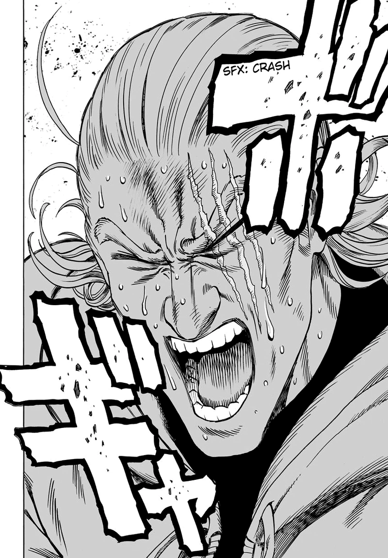 One Punch Man Manga Chapter 39 page 9 - That Person scene