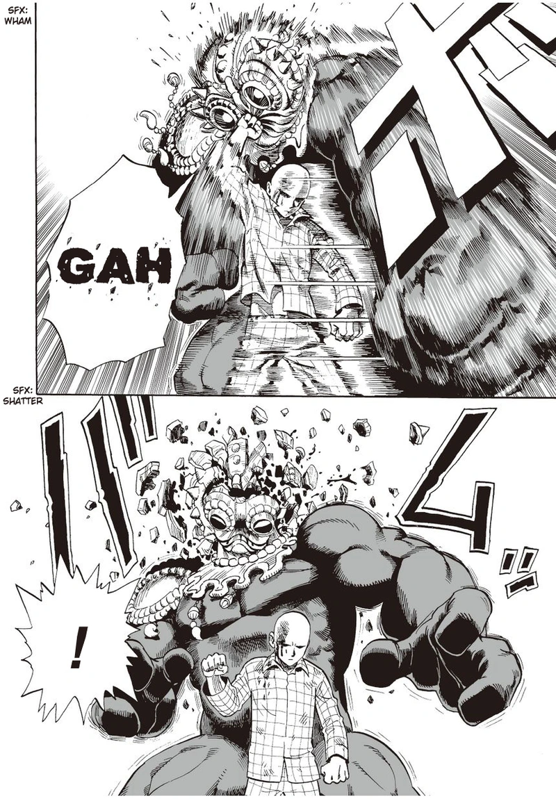 One Punch Man Manga Chapter 4 page 10 - Dark Undergrounders scene