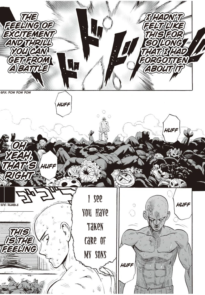 One Punch Man Manga Chapter 4 page 14 - Dark Undergrounders scene