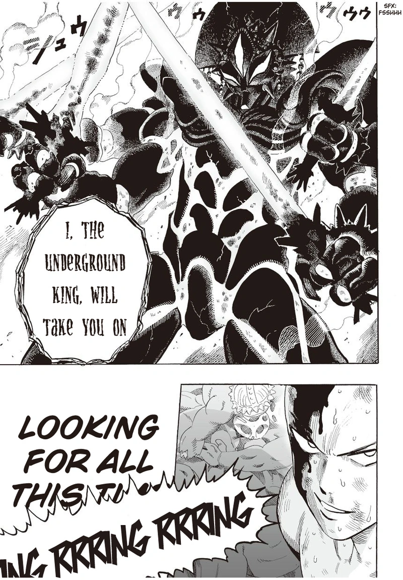 One Punch Man Manga Chapter 4 page 16 - Dark Undergrounders scene