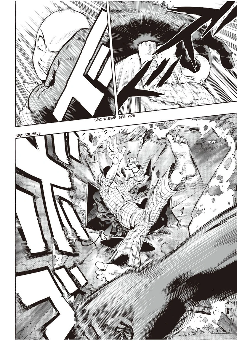 One Punch Man Manga Chapter 4 page 4 - Dark Undergrounders scene