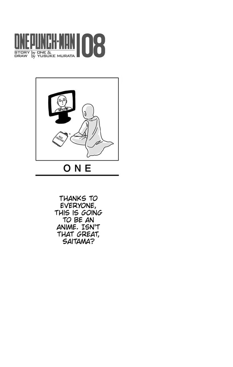 One Punch Man Manga Chapter 40.5 page 9 - Volume 8 Extras scene