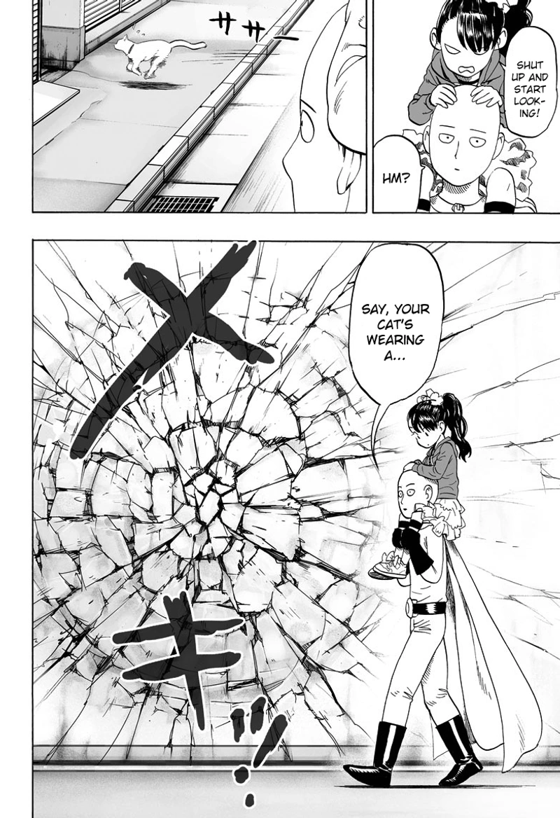 One Punch Man Manga Chapter 40.6 page 14 - Lost Cat | Volume 8 Extras scene