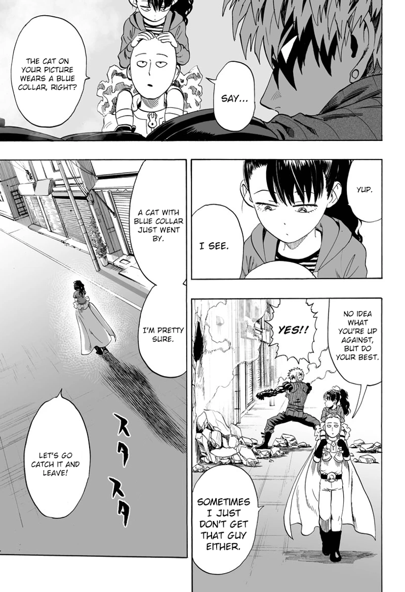 One Punch Man Manga Chapter 40.6 page 17 - Lost Cat | Volume 8 Extras scene
