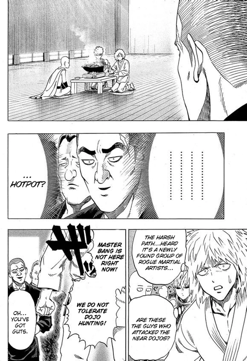 One Punch Man Manga Chapter 40.7 page 12 - Lobster | Volume 8 Extras scene