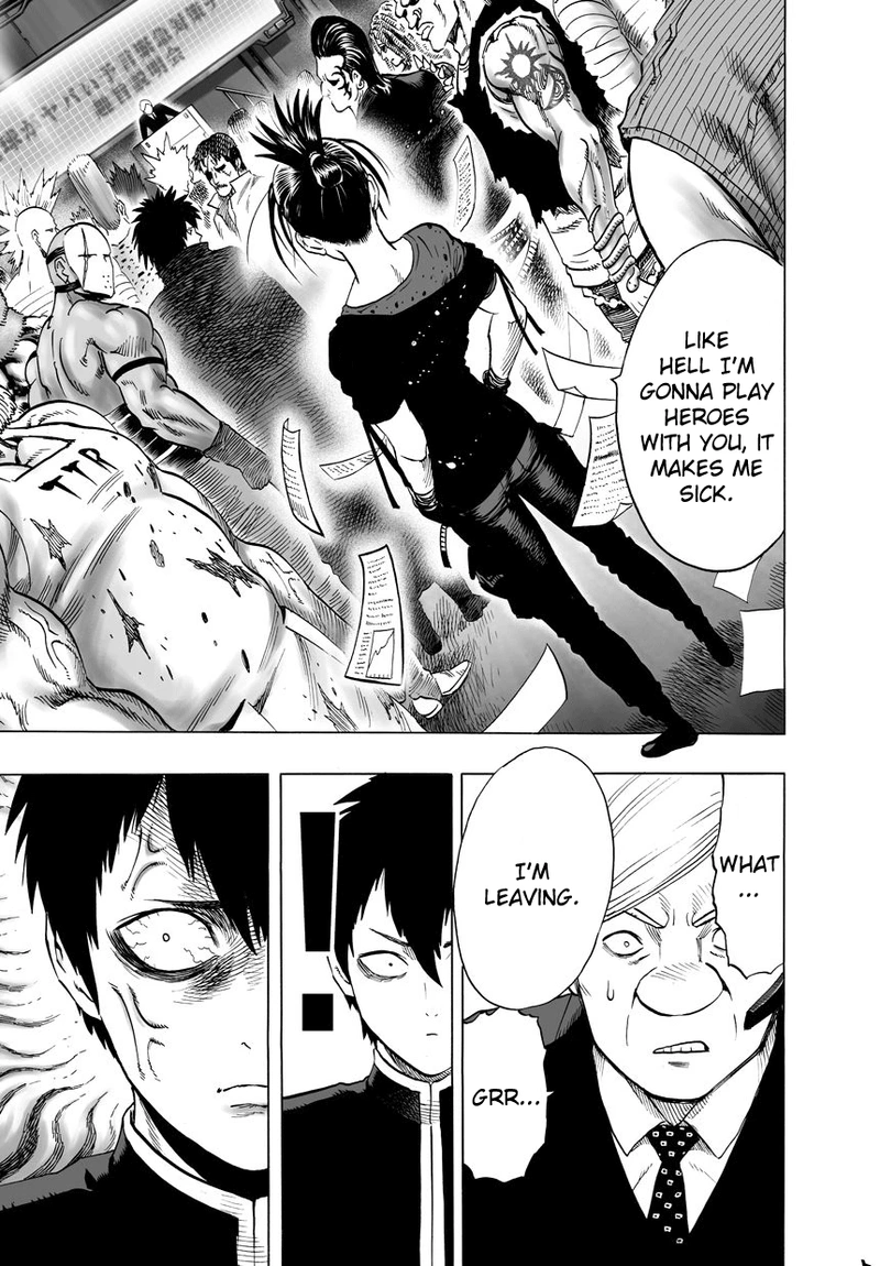 One Punch Man Manga Chapter 40 page 15 - Outlaw scene
