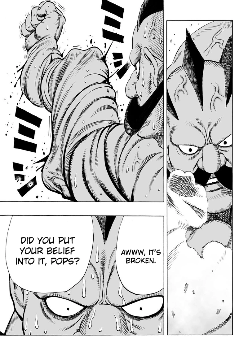 One Punch Man Manga Chapter 41 page 10 - The Man Who Wants To Be A Monster scene