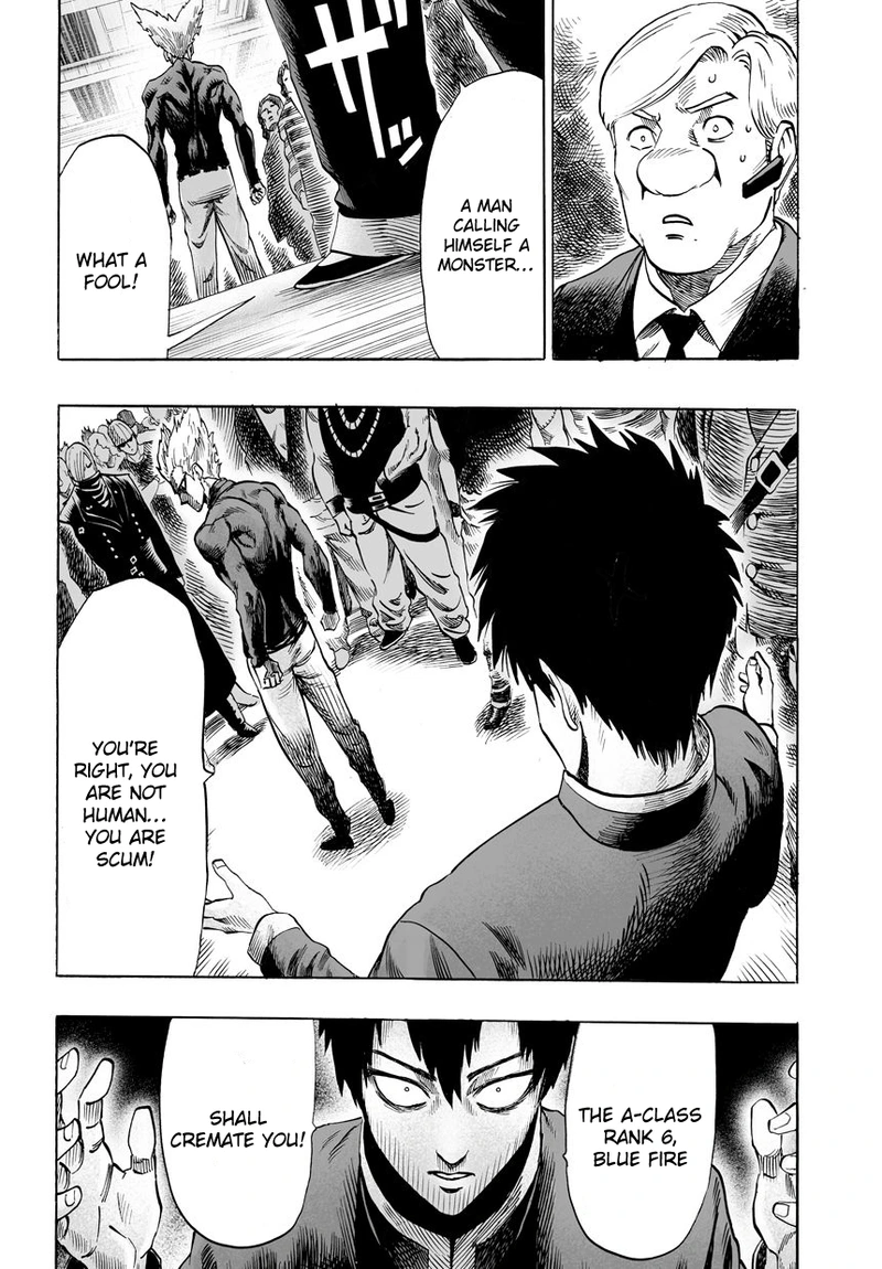 One Punch Man Manga Chapter 41 page 14 - The Man Who Wants To Be A Monster scene