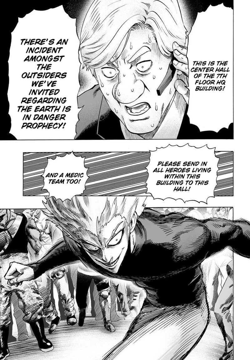 One Punch Man Manga Chapter 41 page 17 - The Man Who Wants To Be A Monster scene