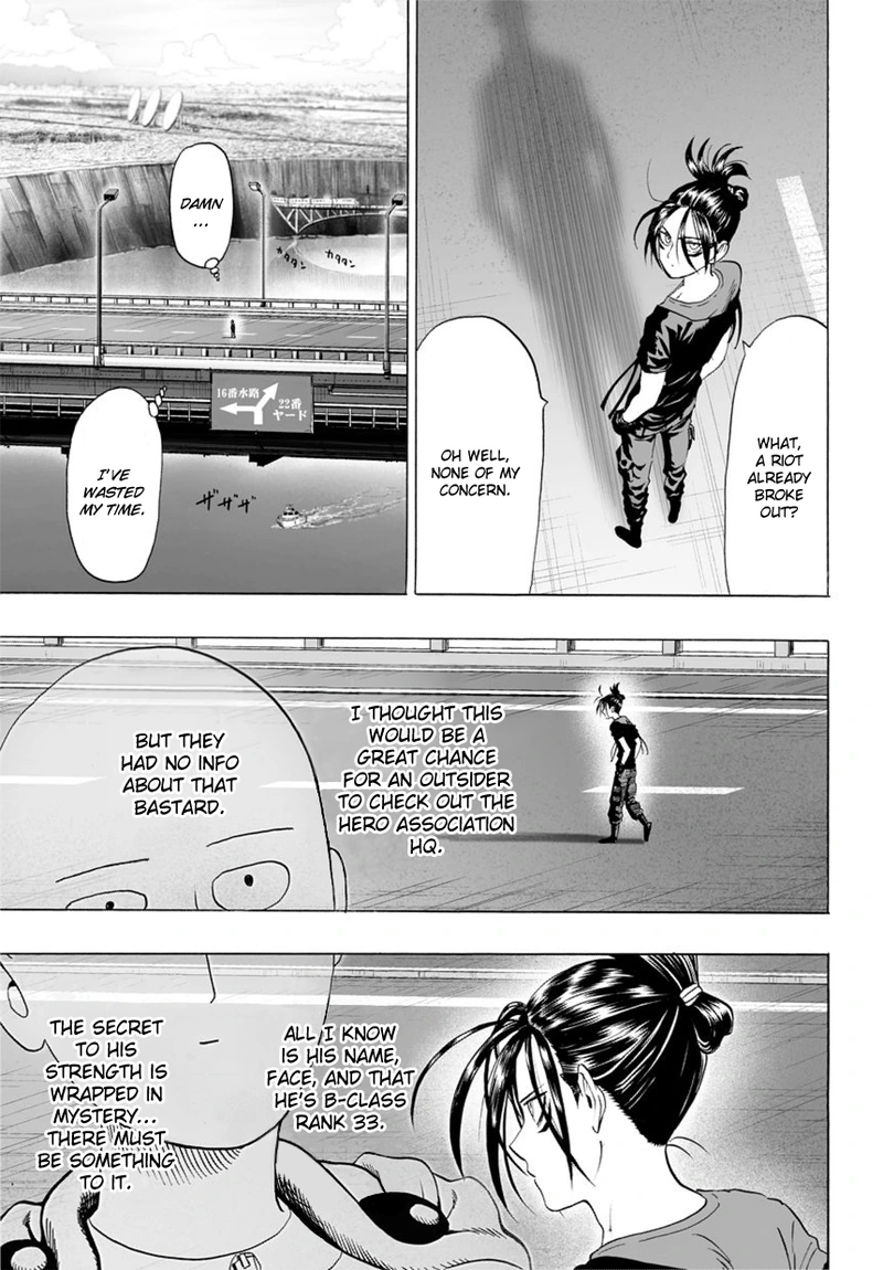 One Punch Man Manga Chapter 41 page 19 - The Man Who Wants To Be A Monster scene