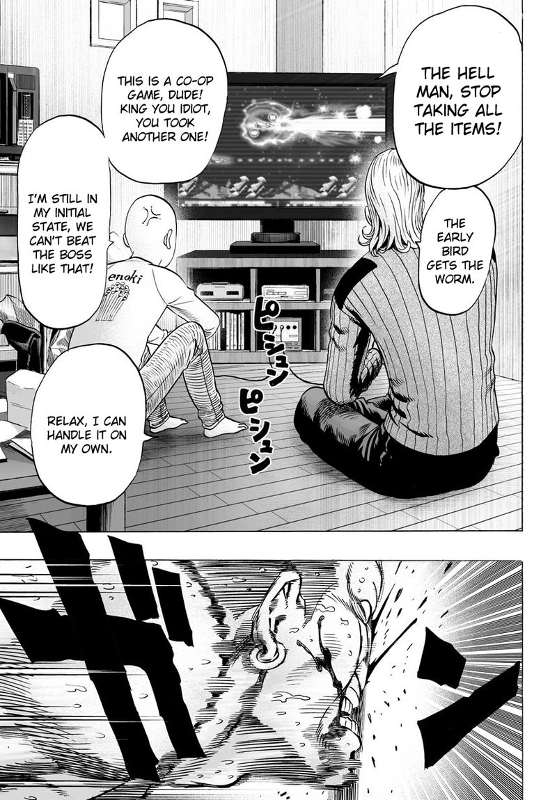 One Punch Man Manga Chapter 41 page 21 - The Man Who Wants To Be A Monster scene