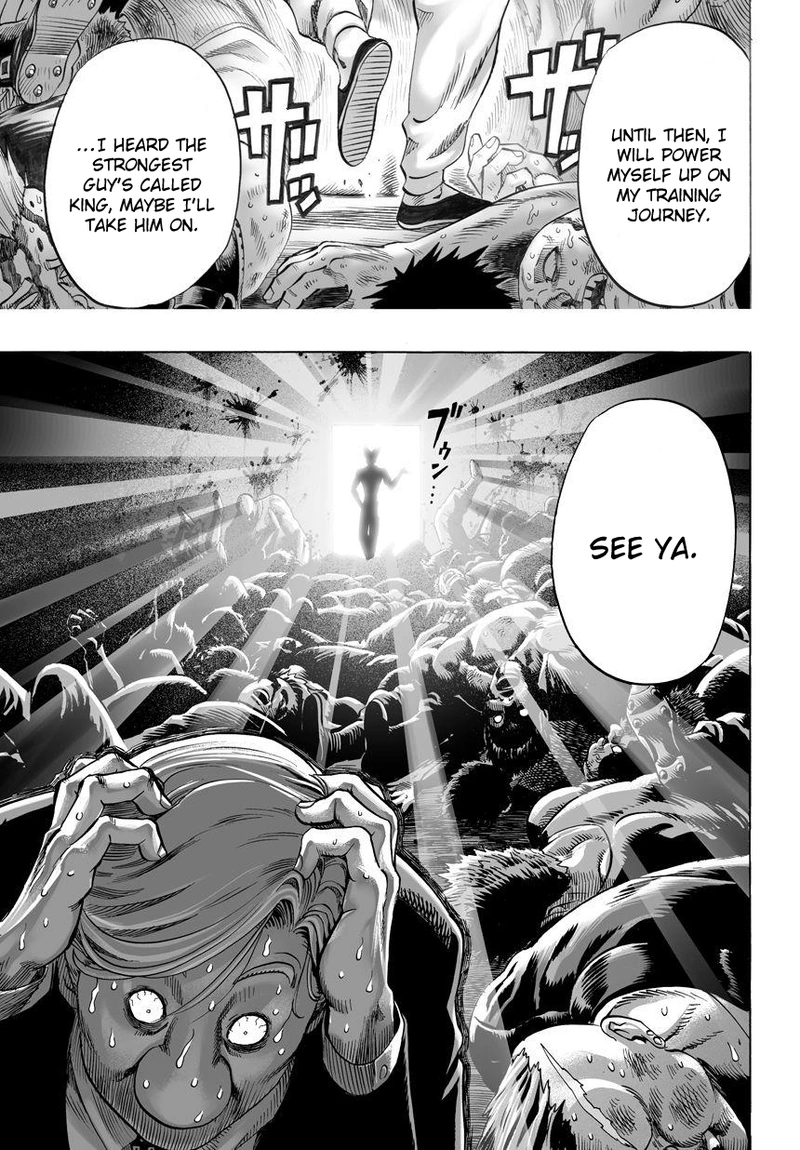 One Punch Man Manga Chapter 41 page 23 - The Man Who Wants To Be A Monster scene