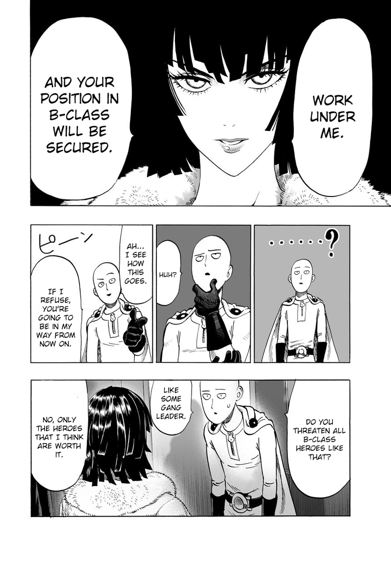 One Punch Man Manga Chapter 42 page 14 - Blizzard Group scene