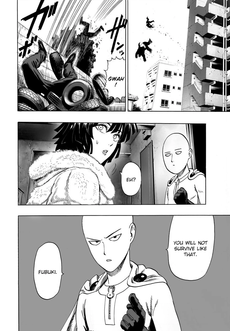 One Punch Man Manga Chapter 42 page 18 - Blizzard Group scene