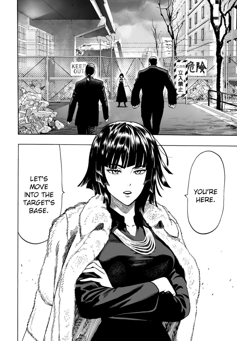 One Punch Man Manga Chapter 42 page 2 - Blizzard Group scene