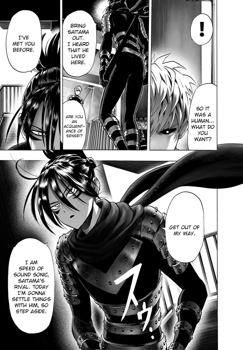 One Punch Man Manga Chapter 42 page 7 - Blizzard Group scene