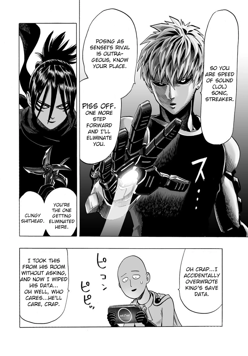 One Punch Man Manga Chapter 42 page 8 - Blizzard Group scene