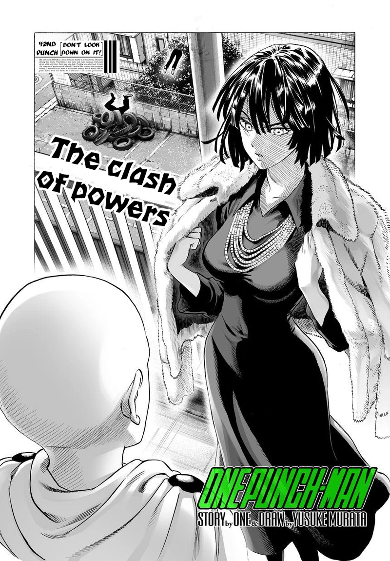 One Punch Man Manga Chapter 43 page 1 - Don't Look Down On Heroes! scene