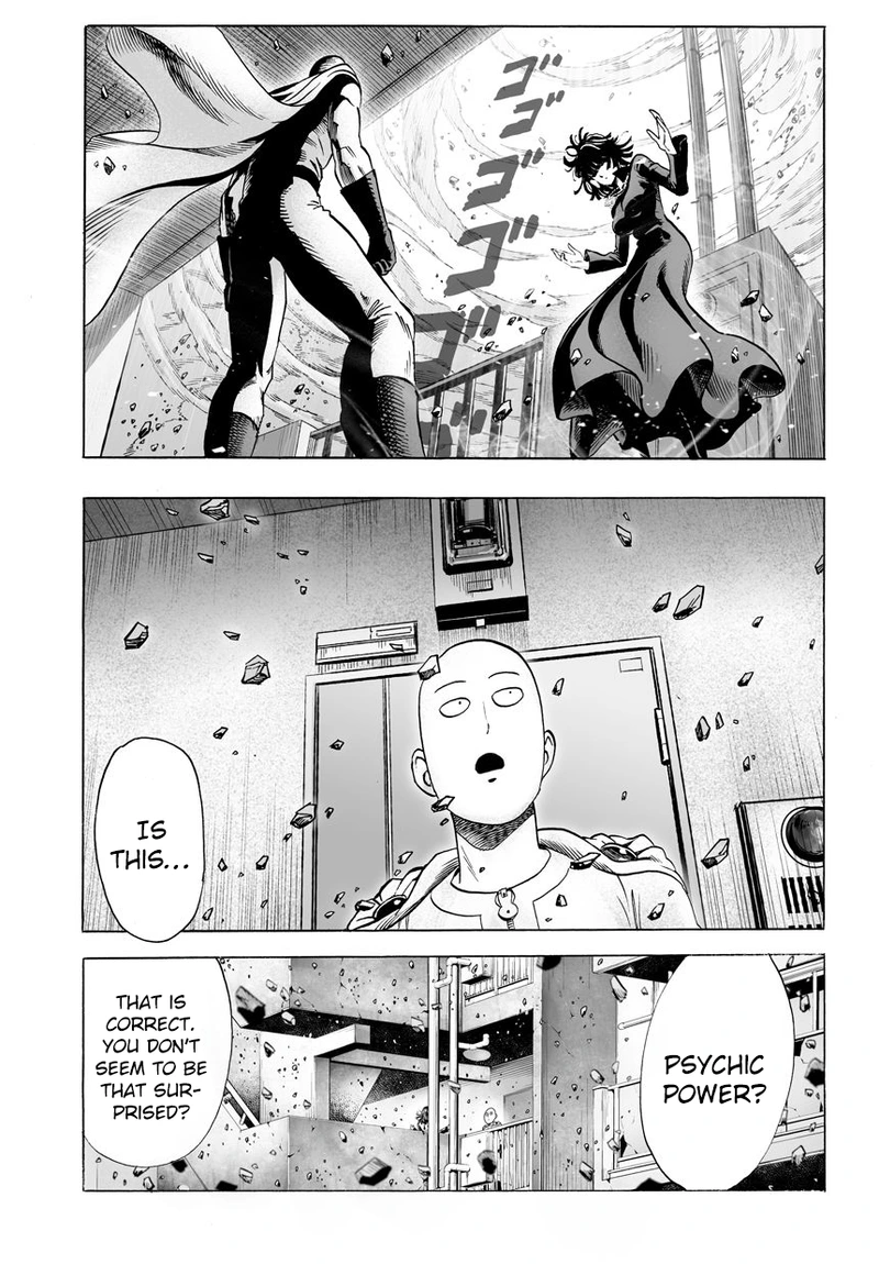 One Punch Man Manga Chapter 43 page 4 - Don't Look Down On Heroes! scene
