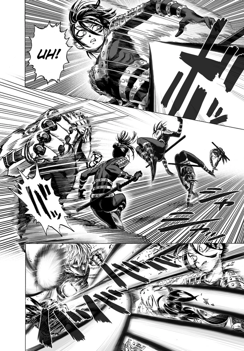 One Punch Man Manga Chapter 44 page 10 - Accelerate scene