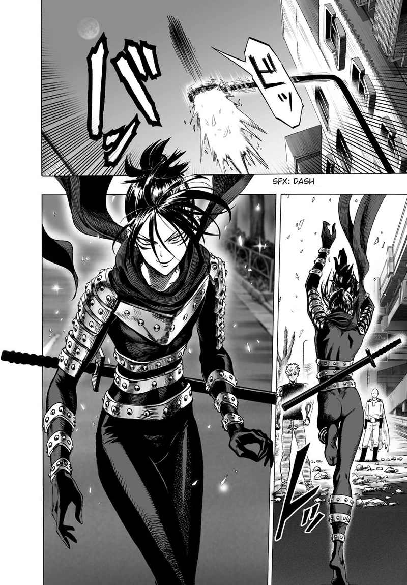One Punch Man Manga Chapter 44 page 2 - Accelerate scene