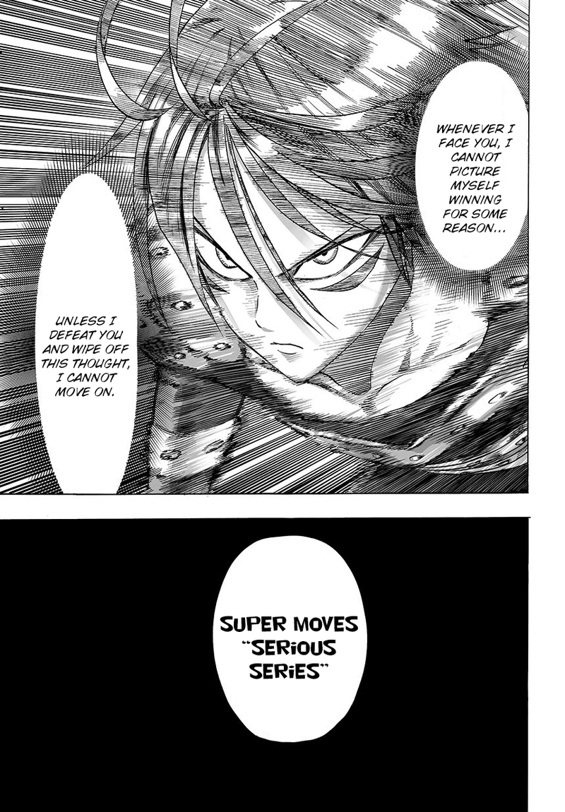 One Punch Man Manga Chapter 44 page 28 - Accelerate scene