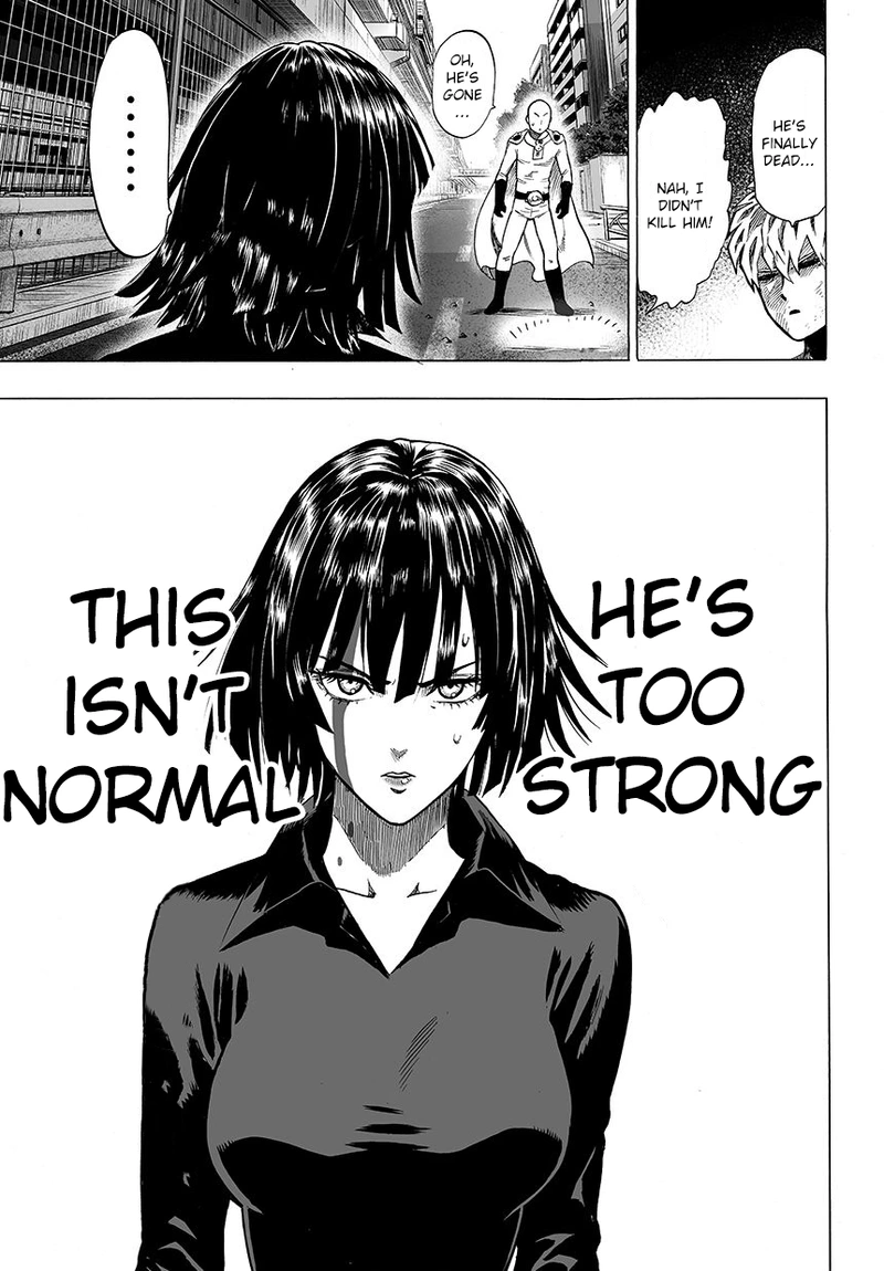 One Punch Man Manga Chapter 44 page 34 - Accelerate scene