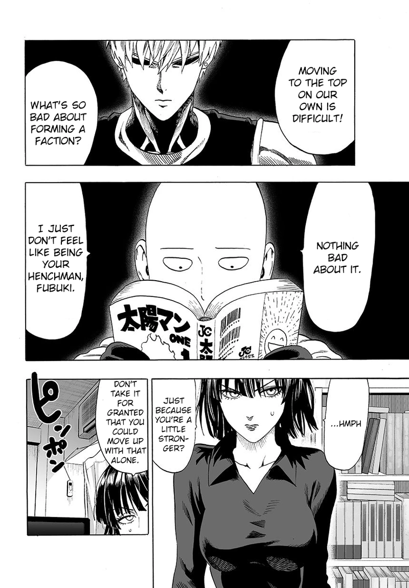 One Punch Man Manga Chapter 45 page 14 - Hero Name scene