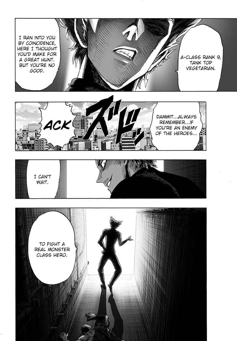 One Punch Man Manga Chapter 45 page 24 - Hero Name scene