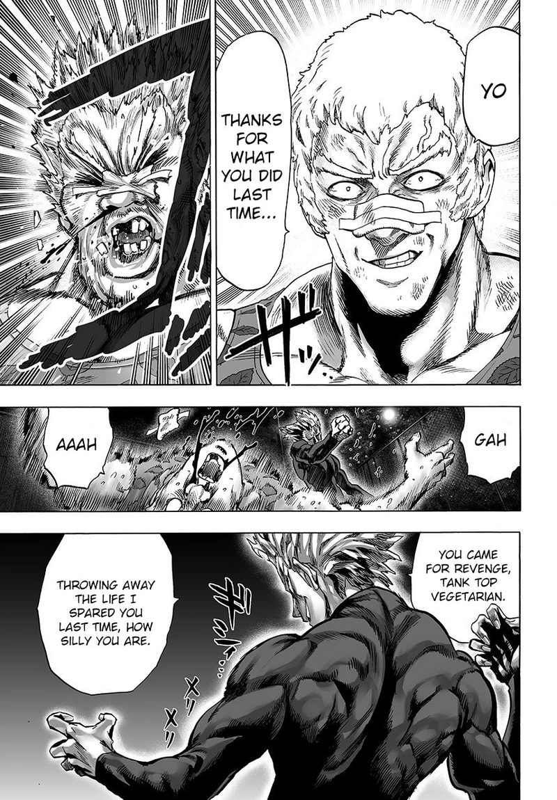 One Punch Man Manga Chapter 46 page 11 - Hero Hunt scene