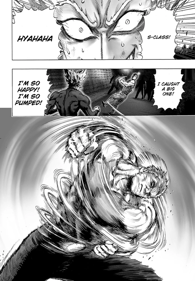 One Punch Man Manga Chapter 46 page 14 - Hero Hunt scene