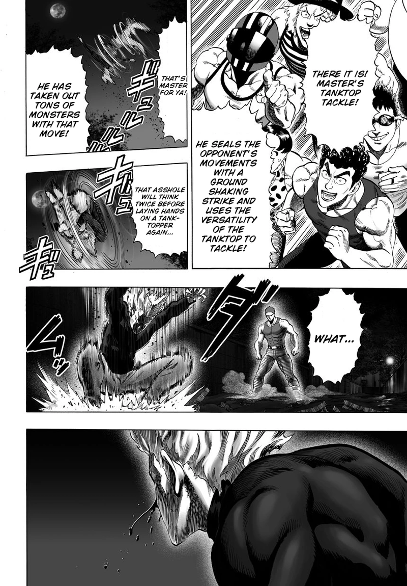 One Punch Man Manga Chapter 46 page 17 - Hero Hunt scene