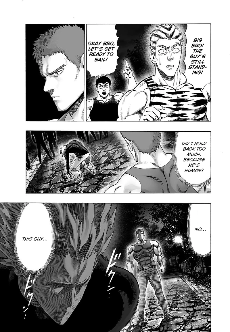 One Punch Man Manga Chapter 46 page 18 - Hero Hunt scene