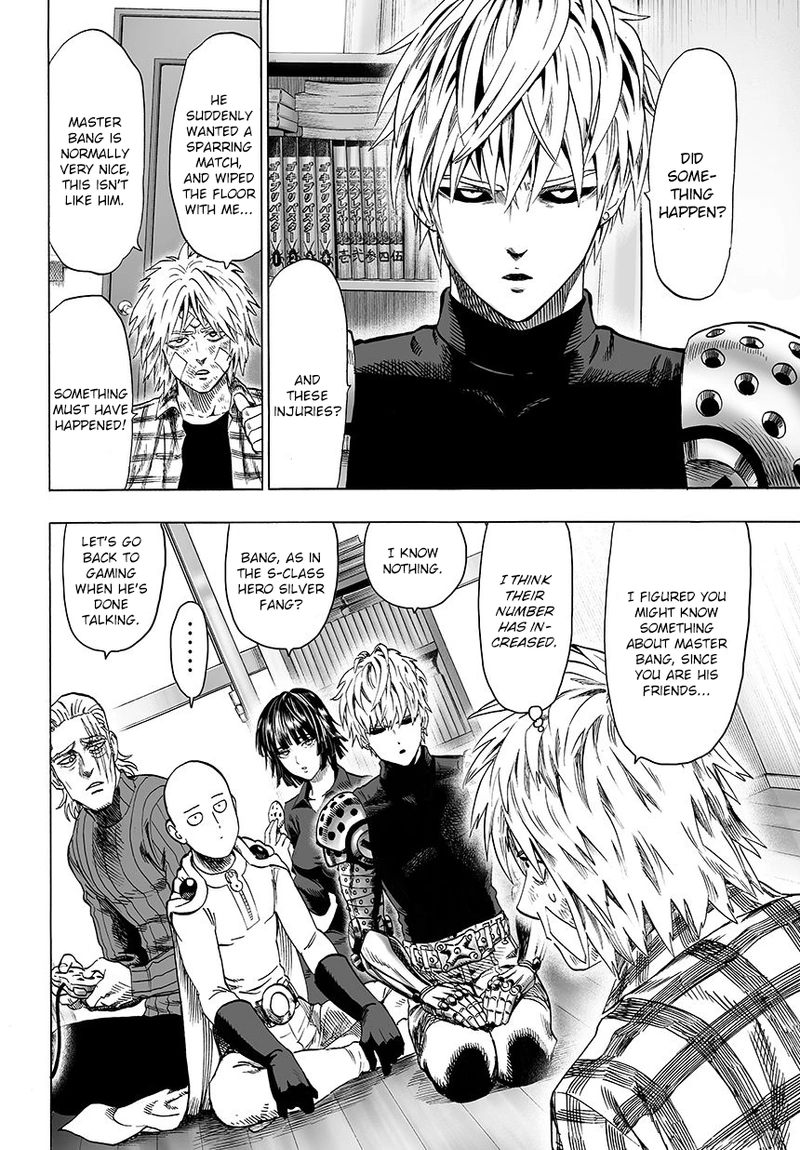 One Punch Man Manga Chapter 46 page 4 - Hero Hunt scene