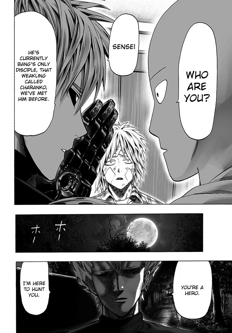 One Punch Man Manga Chapter 46 page 8 - Hero Hunt scene