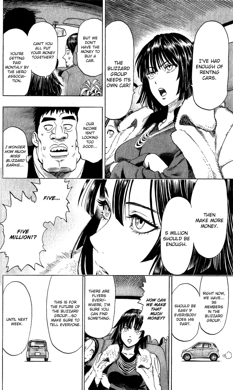 One Punch Man Manga Chapter 47.5 page 5 - Struggle of the Blizzard Group | Volume 9 Extras scene
