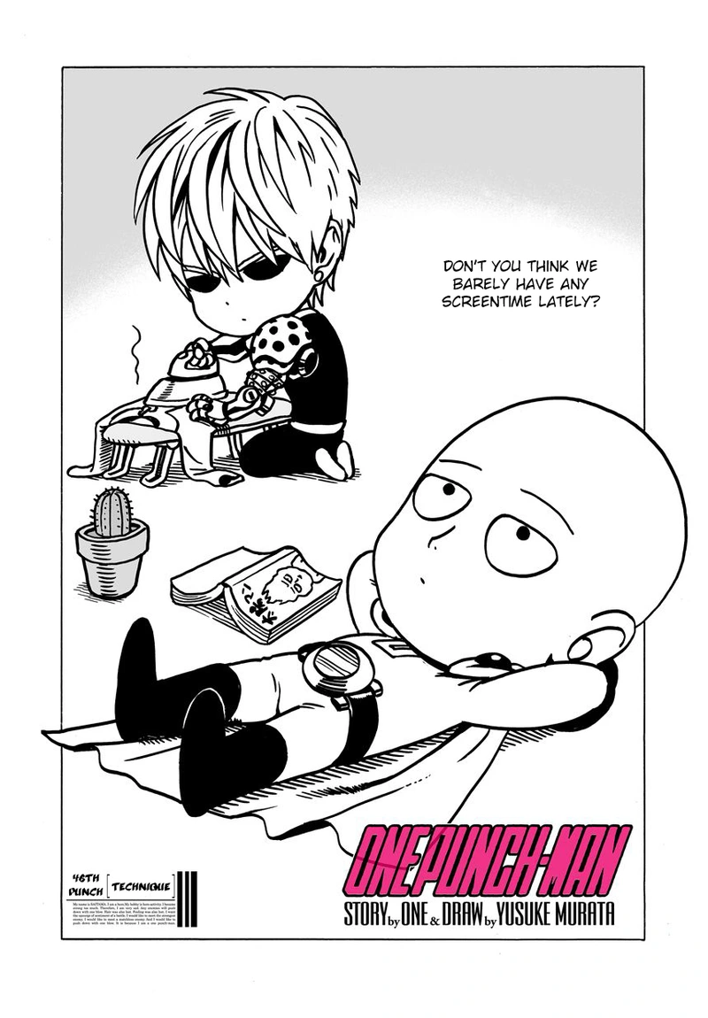 One Punch Man Manga Chapter 47 page 1 - Technique scene