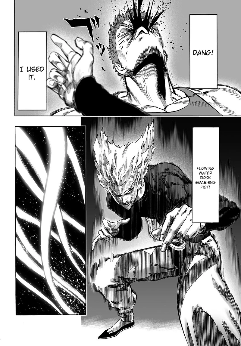 One Punch Man Manga Chapter 47 page 11 - Technique scene
