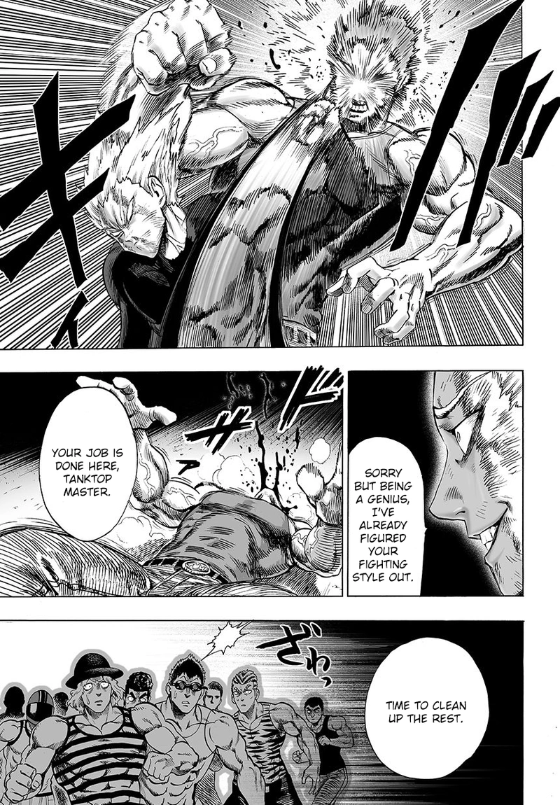 One Punch Man Manga Chapter 47 page 18 - Technique scene