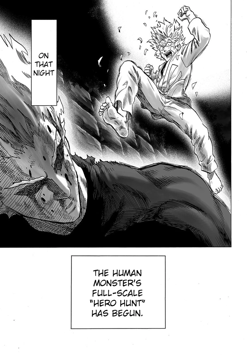 One Punch Man Manga Chapter 47 page 22 - Technique scene