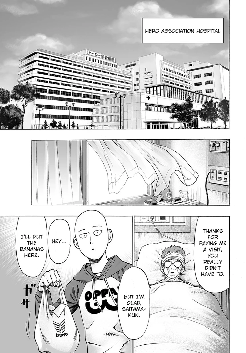 One Punch Man Manga Chapter 48 page 5 - Banana scene