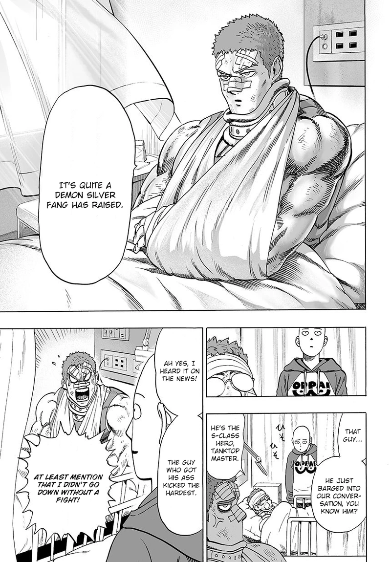 One Punch Man Manga Chapter 48 page 9 - Banana scene