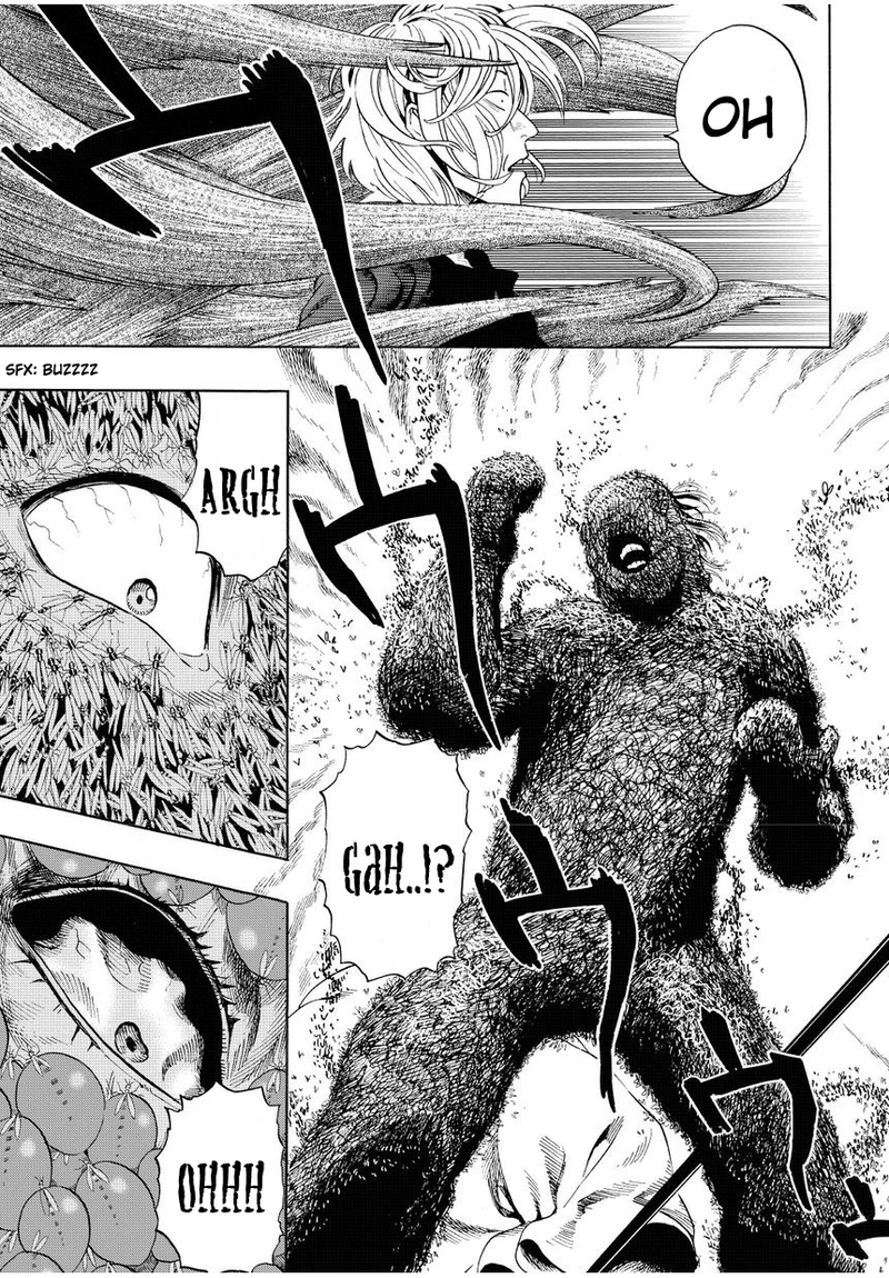 One Punch Man Manga Chapter 5 page 10 - Itch Explosion scene
