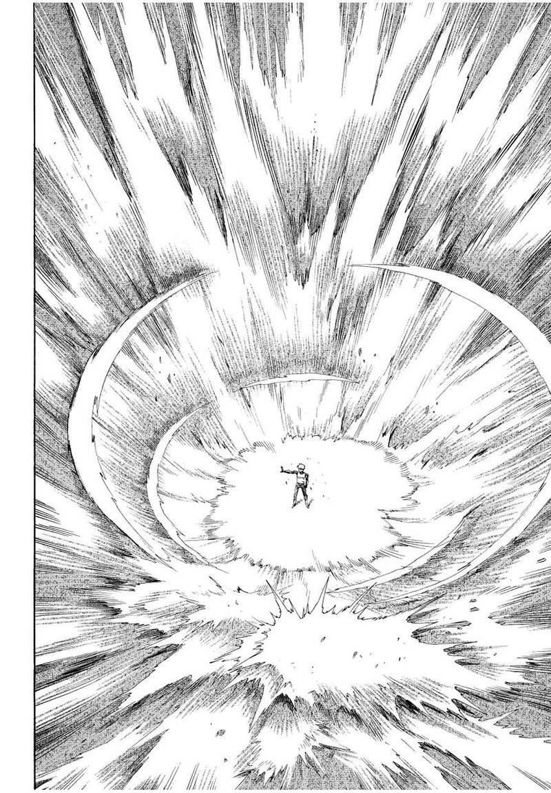 One Punch Man Manga Chapter 5 page 17 - Itch Explosion scene