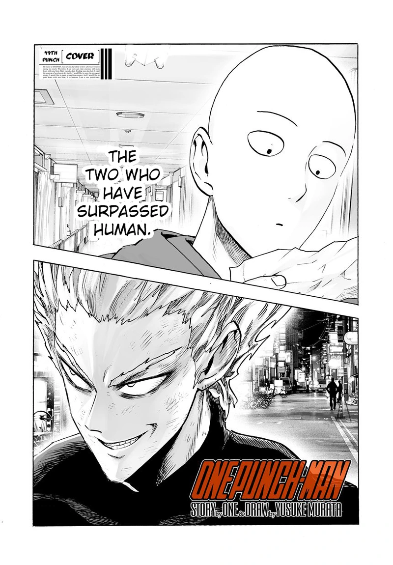 One Punch Man Manga Chapter 50 page 1 - Ride in Tone! scene
